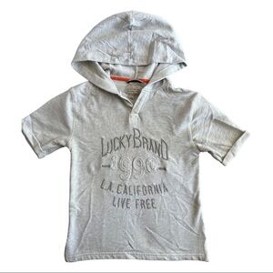 Lucky Brand Short Sleeve Hooded Tee